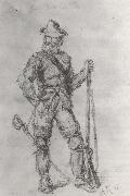 Alfred R. Waud A Guerilla oil painting